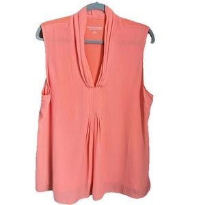 Soft Surroundings Martina Tank Top Sleeveless XL Mango Orange Essential Capsule